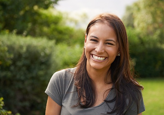 Woman with a nice smile