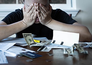 Man stressed over finances