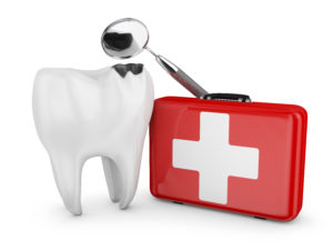An illustration of a dental emergency.